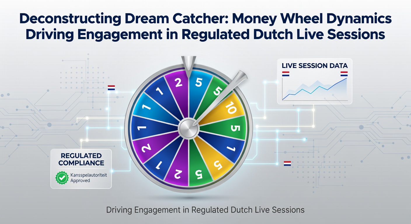 Dream Catcher money wheel in actie tijdens een live sessie op een Nederlands platform