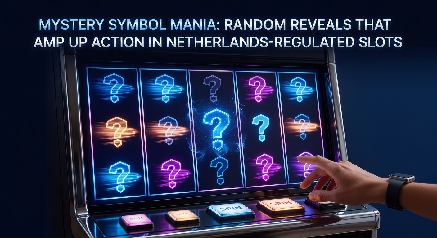 Schermafbeelding van een bruisende slot met mystery symbols die random onthuld worden, typisch voor KSA-goedgekeurde Nederlandse casinos
