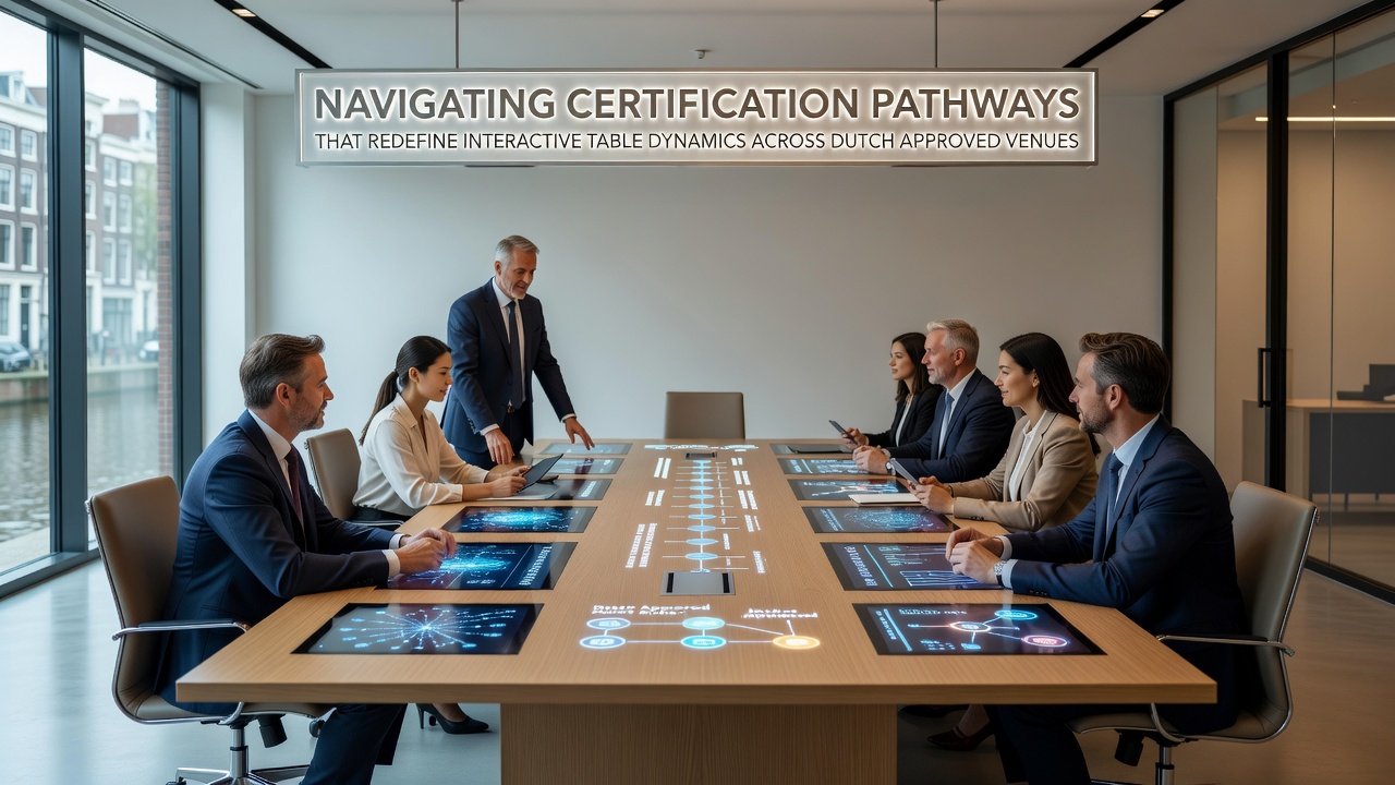 Certificering en interactieve tafels in Nederlandse casino venues