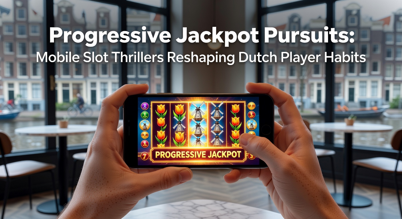 Nederlandse speler checkt progressive jackpot op smartphone tijdens een treinrit, met KSA-logo zichtbaar op het scherm van een legaal casino
