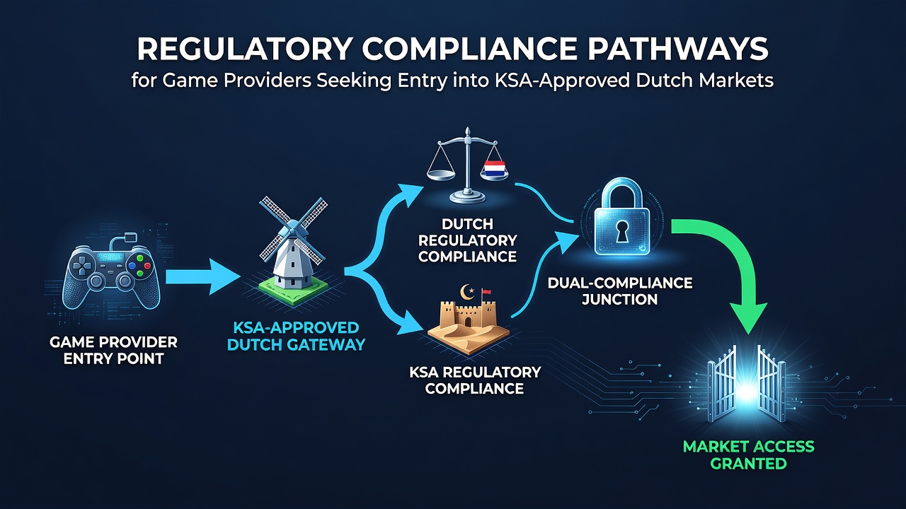 Overzicht van KSA-regelgevingsprocessen voor game providers in Nederland