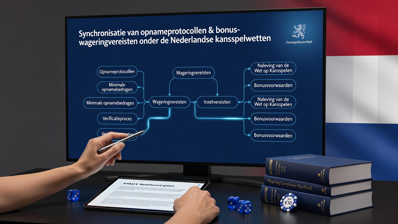 Illustratie van synchronisatie tussen opnameprotocollen en bonusinzetvereisten in Nederlandse online casinos