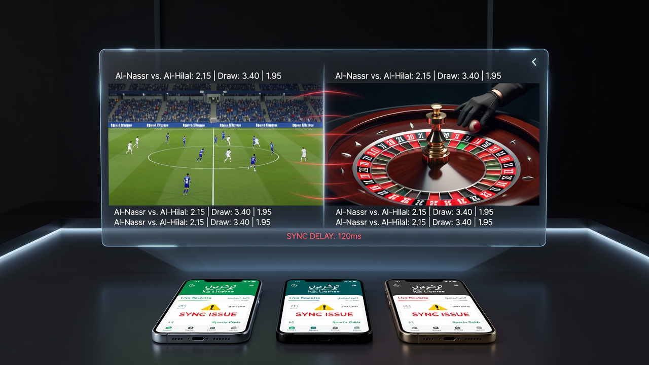 Technische synchronisatie van sportodds en roulette streams op mobiele apps